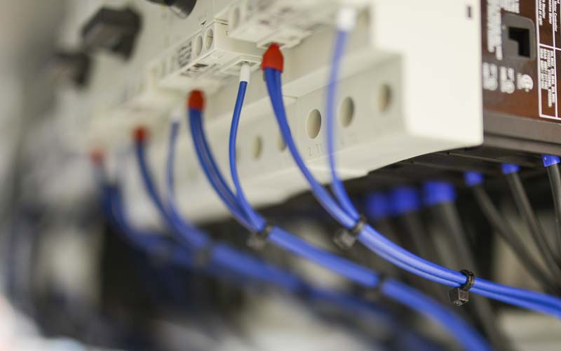 Kabel und Schaltungen der Prozessleitsystems pronto der OAS AG
