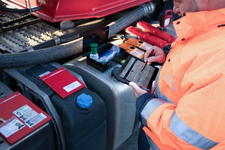 Yard Management ADR Kontrolle Dokumentation  OAS AG