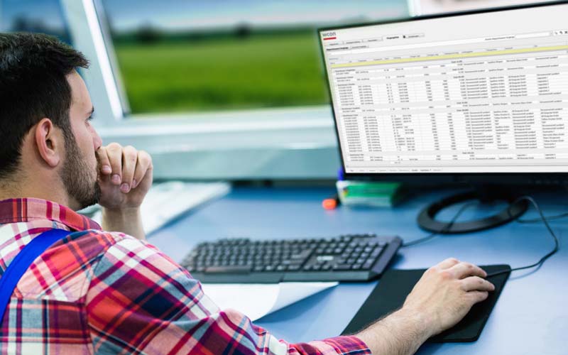 wcon Desktop Wägesoftware für die Landwirtschaft